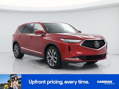 Red 2024 Acura MDX Technology
