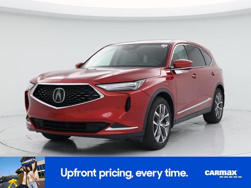 Red 2024 Acura MDX Technology