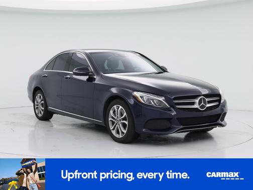 Blue 2017 Mercedes-Benz C-Class