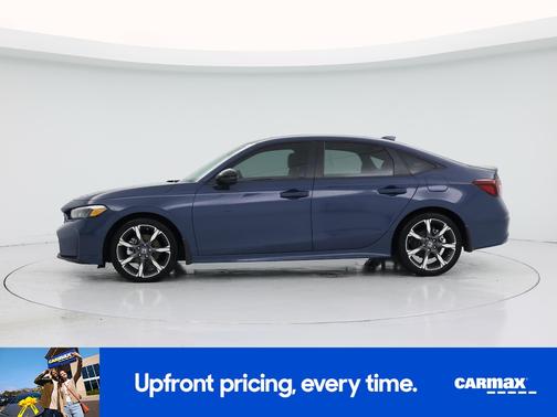 Blue 2025 Honda Civic Hybrid Sport Touring