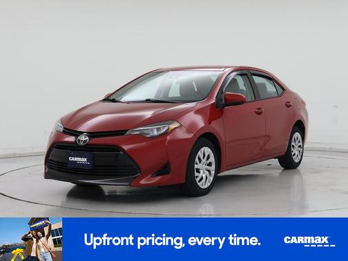 Red 2017 Toyota Corolla LE