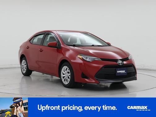 Red 2017 Toyota Corolla LE