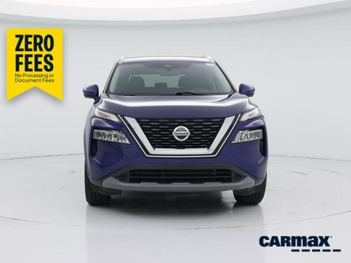 Blue 2021 Nissan Rogue SV
