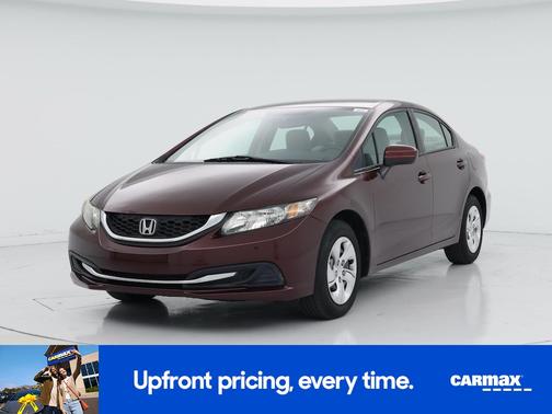 Burgundy 2014 Honda Civic LX