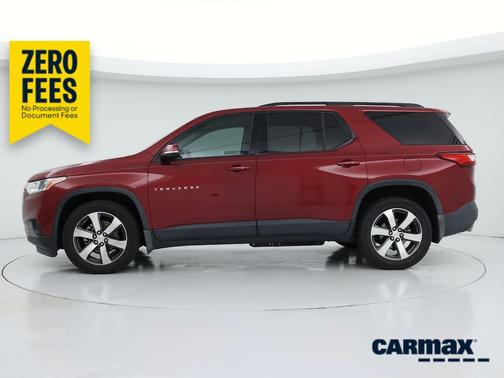 Burgundy 2019 Chevrolet Traverse LT