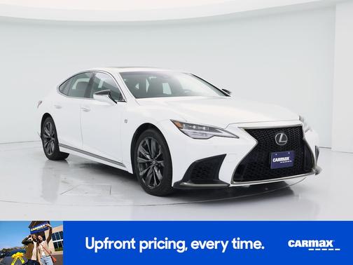 White 2021 Lexus LS 500 F-Sport