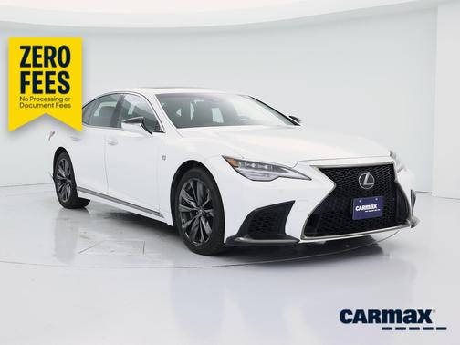 White 2021 Lexus LS 500 F-Sport