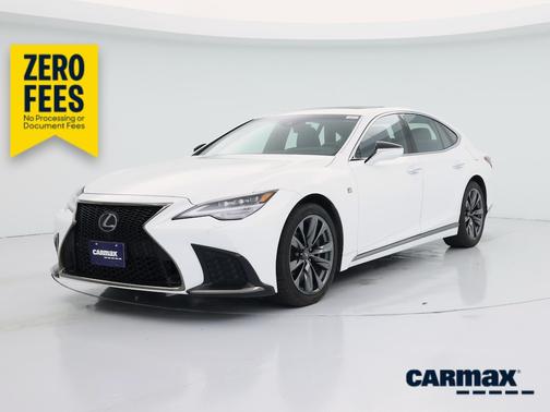 White 2021 Lexus LS 500 F-Sport
