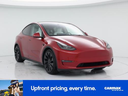 Red 2023 Tesla Model Y Performance