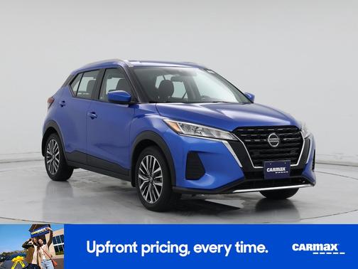 Blue 2021 Nissan Kicks SV