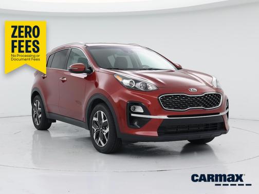 Red 2020 Kia Sportage EX