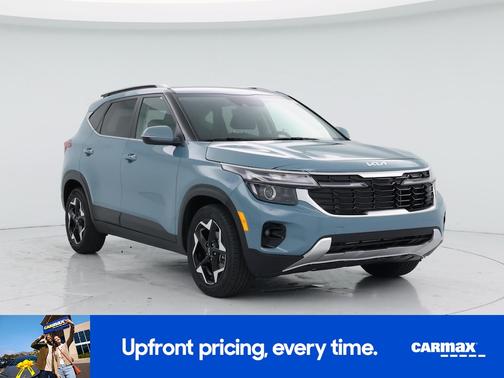 Blue 2024 Kia Seltos EX