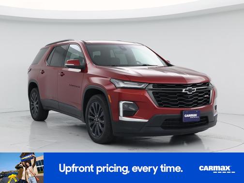 Red 2022 Chevrolet Traverse RS