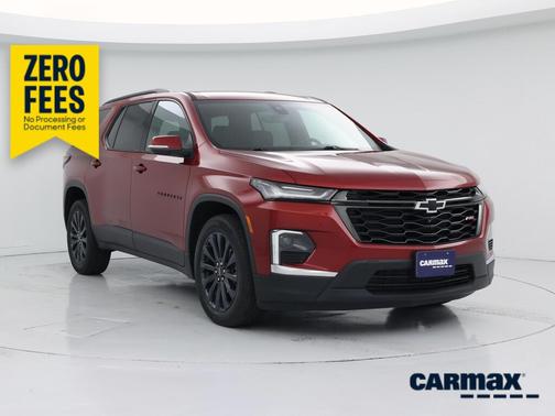Red 2022 Chevrolet Traverse RS