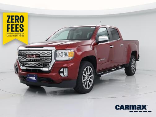 Red 2022 GMC Canyon Denali