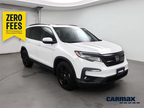 White 2021 Honda Pilot Black Edition