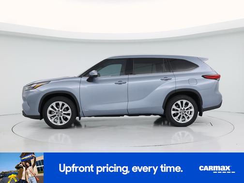 Blue 2023 Toyota Highlander Hybrid Limited