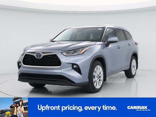 Blue 2023 Toyota Highlander Hybrid Limited