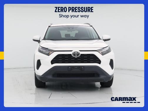 White 2019 Toyota RAV4 LE