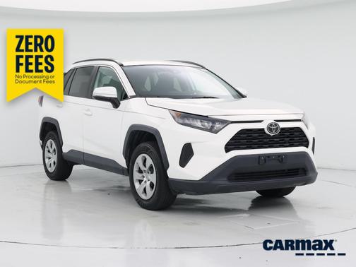 White 2019 Toyota RAV4 LE