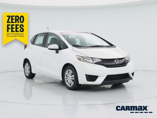 White 2017 Honda Fit LX