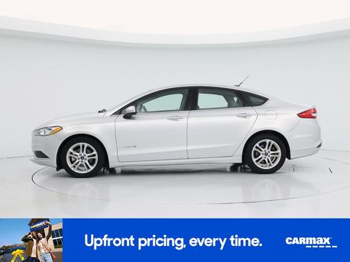 Silver 2018 Ford Fusion Hybrid SE