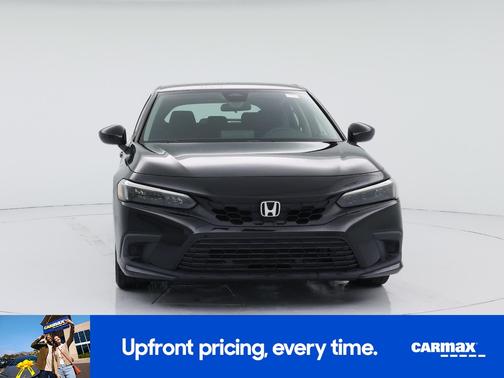 Black 2022 Honda Civic LX