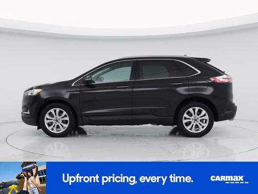 Black 2021 Ford Edge Titanium