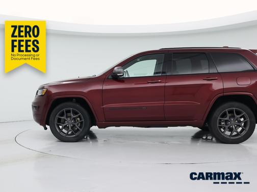 Burgundy 2021 Jeep Grand Cherokee 80th Anniversary