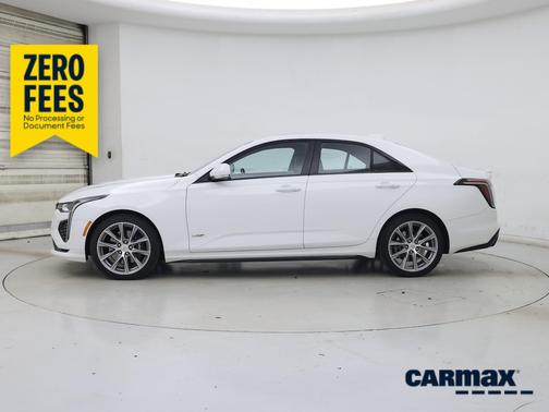 White 2022 Cadillac CT4-V