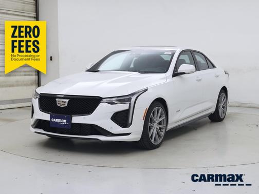 White 2022 Cadillac CT4-V