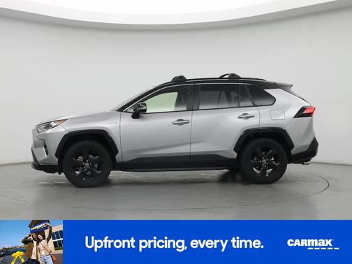 Silver 2019 Toyota RAV4 Hybrid XSE