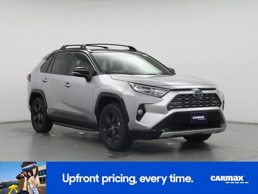 Silver 2019 Toyota RAV4 Hybrid XSE