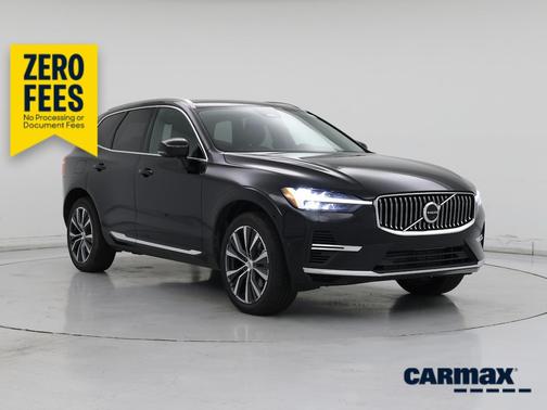 Black 2022 Volvo XC60 Recharge Plug-In Hybrid T8 Inscription Expression