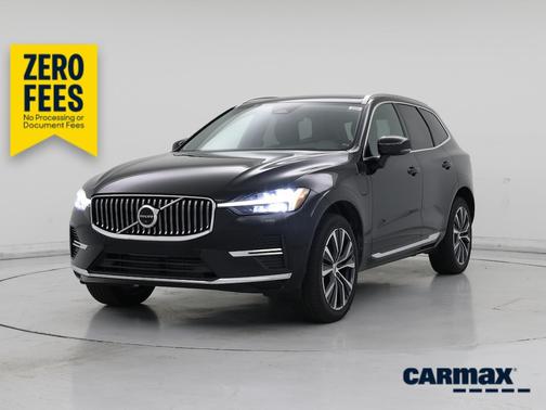 Black 2022 Volvo XC60 Recharge Plug-In Hybrid T8 Inscription Expression