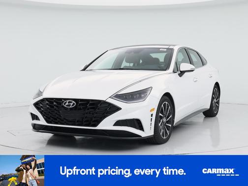 White 2021 Hyundai SONATA Limited