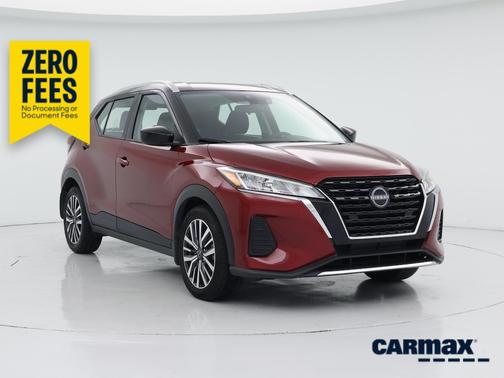 Red 2023 Nissan Kicks SV