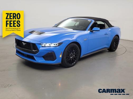 Blue 2024 Ford Mustang GT Premium