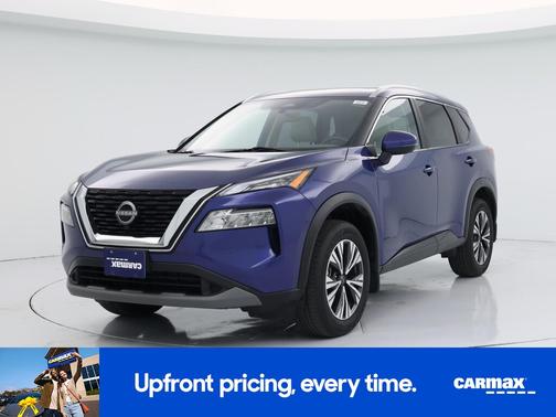 Blue 2022 Nissan Rogue SV