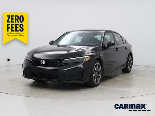 Black 2025 Honda Civic Hybrid Sport Touring