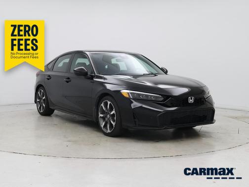 Black 2025 Honda Civic Hybrid Sport Touring