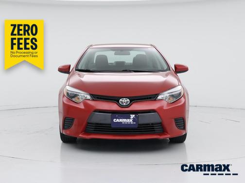 Red 2015 Toyota Corolla LE
