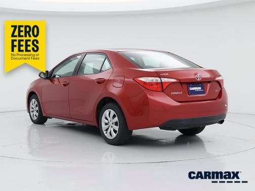 Red 2015 Toyota Corolla LE