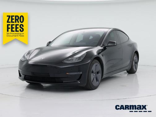 Black 2022 Tesla Model 3