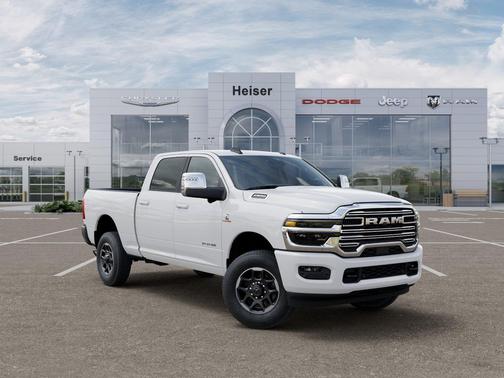 Bright White Clearcoat 2026 RAM 2500 Laramie Crew Cab 4x4 6'4' Box