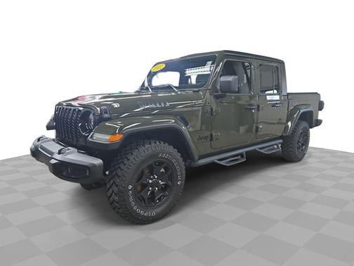 Sarge Green Clearcoat 2021 Jeep Gladiator Willys 4x4
