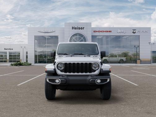 Bright White Clearcoat 2026 Jeep Gladiator Sahara 4x4