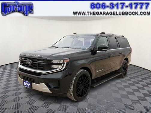 Agate Black Metallic 2025 Ford Expedition Max Platinum