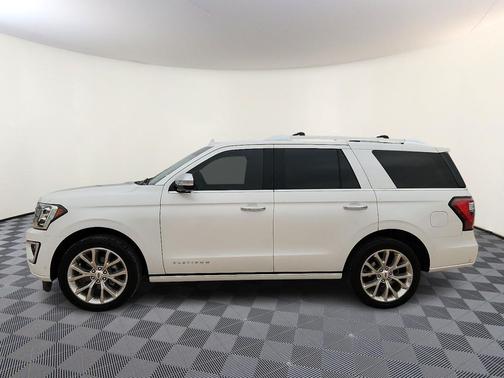 White Platinum Metallic Tri-Coat 2019 Ford Expedition Platinum