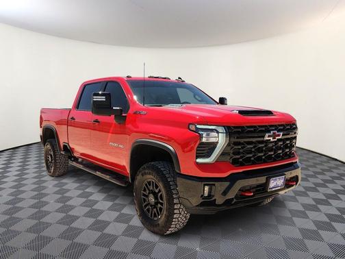 Red Hot 2025 Chevrolet Silverado 2500 4WD Crew Cab Standard Bed ZR2